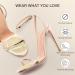 Metatarsal Pads for Women - Gel Ball of Foot Cushions (2 Pairs) - Non-Slip Heel Inserts for Foot Pain Relief - Beige - Buy Online on GoSupps.com
