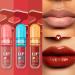  Niesel Tinted Lip Gloss | 6 Shades of Nourishing Tinted Gloss Lightweight Texture Cosmetics for Teenagers Women Beginners Passionate Professionals - Buy Online on GoSupps.com