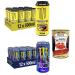 Italian Gourmet E.R. Monster Energy The Doctor 12 x 500ml Bottles + 12 x Monster Energy Lewis Hamilton Zero 500ml + Polpa Italian Gourmet 400g
