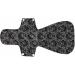 Reusable 16 Inch Charcoal Bamboo Cloth Menstrual Pad | Overnight Absorbency | Unscented | Black Lace Design - Buy Online on GoSupps.com
