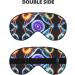 Silky Cosmic Stars Sleep Masks - Soft Satin Eye Cover & Blindfold for Travel | Perfect for Men & Women - Silent Night Stars - Buy Online on GoSupps.com