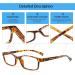 Cojwis 5 Pack Blue Light Filter Reading Glasses for Men & Women - Anti-Tiredness Glare-Free UV Protection - 2.5x Quality Spring Frames in 5 Colors - Buy Online on GoSupps.com