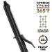 GHD Classic Curl Hair Curling Iron - Professional Black Curler for Glamorous Defined Curls | Safer-for-Hair Styling Tool - Buy Online on GoSupps.com