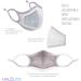 Halo Life Face Mask - Reusable & Washable with Nanofiber Filter | Ultra-Breathable Adjustable Fit for Adults & Kids - 200 Hour Filter Life - Buy Online on GoSupps.com