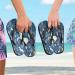 Mnsruu Floral Animal Leaves Flip Flops | Stylish Comfort for Home Hotel Spa & Travel Unisex Design - Buy Online on GoSupps.com