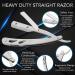 Barber Kit: Straight Razor with 50 Single Blade Razors & Scissors - Professional Barber Supplies - Buy Online on GoSupps.com