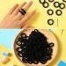 PROUSKY 100 Black Hair Bands for Women and Men - Elastic Hair Ties for Hair Styling - Buy Online on GoSupps.com