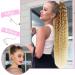 30 Long Curly Drawstring Ponytail Extension | Synthetic Hairpiece for Women - 30 OT27/613# Color - Buy Online on GoSupps.com