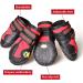 CovertSafe Dog Boots | Waterproof Non-Slip Outdoor Booties for Medium to Large Dogs | Rugged Sole Black-Red Size 6 (52-70 lbs) - Buy Online on GoSupps.com
