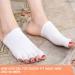Women's Gel Toe Separator Socks - 1 Pair Large Gel Toe Separators for Pedicure - Compression Socks with Gel for Toe Care - Open Toe Half Socks for Joyful Feet - Buy Online on GoSupps.com