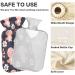Axolotl Hot Water Bottle with Daisy Motif | 1L Plush Winter Warmer for Kids Adults & Families - Buy Online on GoSupps.com