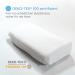 Buy Snapbuy Orthopedic Neck Support Pillow 80x40 cm - Ergonomic Sleeping Pillow for Side & Back Sleepers - Antisnore Design - 40x75 cm White - Buy Online on GoSupps.com