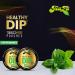 TeaZA Peppermint Herbal Energy Pouches - Nicotine & Tobacco Free | Green Tea Caffeine Dip | 10 Pack - Buy Online on GoSupps.com