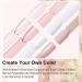 8 in 1 Dip Powder Starter Kit - Clear Pink French White Nude Colors - Daily Makeup Fine Dipping Powder Set with Liquid, Brush Cleaner, Base, Top & Activator - 18g - Buy Online on GoSupps.com