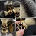 Frcolor Skull-Beard Brush Set | Vintage Shaving Cup & Synthetic Razor Brush for Men - Buy Online on GoSupps.com