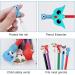 Buy Vicloon Ergonomic Pencil Handles - 3 Writing Aids for Kids Includes 6 Cartoon Pen Caps & Owl Design (Green) - Perfect for Right & Left-Handers | International Shipping Available - Buy Online on GoSupps.com