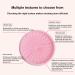 Wontool Makeup Brush Cleaning Mat | Silicone 4 in 1 Cleaning Bowl and Mat Portable Washing Tool Cosmetic Brush Cleaner for Easy Cleaning Pink - Buy Online on GoSupps.com