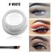Erinde White Gel Eyeliner - Waterproof, Long Lasting & Smudge-Proof with 2 Brushes - Buy Online on GoSupps.com