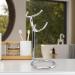 Colcolo Shaving Brush Stand Holder - Sturdy & Practical Men's Hanger for Father's Day Gift - Silver - Buy Online on GoSupps.com