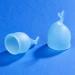 Satisfyer Feel Secure Menstrual Cup - Reusable Silicone Period Cup with 2 Sizes for All Flows - Soft Flexible Easy Insertion & Removal - Buy Internationally - Buy Online on GoSupps.com