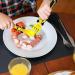Buy Forhome Silicone Baby Cutlery Set - 3-Piece Construction Theme Fork & Spoon for Toddlers - Bulldozer Excavator & Shovel Designs - Perfect for Young Children - Buy Online on GoSupps.com