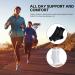 3 Pairs Compression Stockings & Cushions for Neuropathy Pain Relief | Ankle Support Socks & Bandage for Men & Women | Ideal for Flying & Running (L/XL) 5PCs - White - Buy Online on GoSupps.com