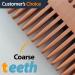 Man vs Beard Original Antistatic Wooden Beard Comb Coarse & Fine Teeth Moustache & Beard Grooming - Buy Online on GoSupps.com