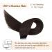 AGMITY Tape in Hair Extensions 18 Off Black 20pcs 50g 100% Real Human Hair Seamless Remy Tape Extensions - Buy Online on GoSupps.com