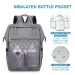 Lekebaby Gray Diaper Backpack - Multifunctional Baby Bag with Diaper Pad & Stroller Belts | Large Capacity Travel Bag for Parents - Buy Online on GoSupps.com