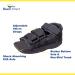 Pediatric Post Op Shoe for Kids Sizes 11-7, Square Toe Fracture Shoe for Broken Foot or Toe, Soft Tissue Injury Support - XS (11-1), Left/Right Foot - Buy Online on GoSupps.com