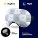 Cute Seals Checked Pattern Sleep Mask - Adjustable Blindfold for Sleeping, Travel, and Napping - Men and Women - Buy Online on GoSupps.com