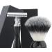 Premium Shaving Brush Set with Double Safety Razor for Men's Beard & Facial Care - International Shipping - Buy Online on GoSupps.com