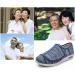 Extra Wide Diabetic Shoes for Men - Adjustable Lightweight Breathable Walking Shoes for Swollen Feet Relief | Size 12 Blue - Buy Online on GoSupps.com