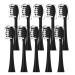 Toothbrush Heads Replacement Compatible with Gleem Electric Toothbrush - Brush Heads Refills Compatible with Gleem Black 10 Count