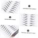 SKISUNO Black Makeup 12 Sheets Waterproof Eyebrow Stickers Beauty Tools Hair- Like Eyebrow Stickers Eyebrow Trimming 3d - Buy Online on GoSupps.com