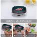 Vivid Flamingo Pill Box 2 Compartment Decorative Metal Pill Organizer for Pocket & Purse | Shop Now - Buy Online on GoSupps.com