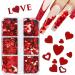 DIY Nail Supplies Shiny Love Heart Nail Decoration Decals Stickers Nail Art Sequins(02) - Buy Online on GoSupps.com