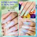 MIZHSE Glitter Gel Nail Polish Kit - 6 Shimmering Colors with Nail Pen - 7ml*6 - Soak Off UV LED Lamp Included - Buy Online on GoSupps.com