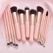 On point beauty: YJ-Anyue 14PCS Pink Makeup Brushes Set - Premium Synthetic Brushes for Flawless Makeup Application - Buy Online on GoSupps.com