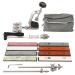 Knife Sharpening Stone Kit Professional Sharpening Stone Fixed Angle Sharpening System Whetstone Knife Sharpener Set Kitchen Knife Sharpening Blades Fine Grinding Polishing Tool