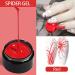  Huyeruie Nail paint gel spider gel for nails | Multipurpose nail polish gel nail polish elastic gel nail polish liner liner for natural nails thin nails - Buy Online on GoSupps.com