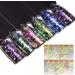 Jiklophg Nail Powder Nail Mirror Pink Foil Powder Sequins Diy Decorative Nail Art BS04 - Buy Online on GoSupps.com