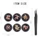 NICENEEDED 6 Boxes Christmas Nail Art Rhinestones 3D Nail Crystal Jewels Metal Nail Studs Gems With Tweezer For Christmas For Women Girls Kids Manicure DIY Nails Art Decoration Supplies(Stytle 5) - Buy Online on GoSupps.com