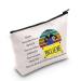 LEVLO Believe Ted Fans Zipper Cosmetic Bag for Women and Girls BELIEVE -TED Makeup Bag