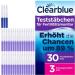 Clearblue children's desire fertility monitor / cycle computer refill pack 33 tests (30x ovulation test / fertility test for women to determine the ice -out & 3x pregnancy test)