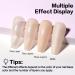 AIMEILI 5 in 1 Rubber Base Gel & Sheer Color Nail Polish 10ml - UV LED Soak Off Elastic Base Coat for Nail Strength - Nail Rhinestones Glue Gel - (574) - Buy Online on GoSupps.com