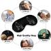 Wolf Howling Sleep Mask - Adjustable Strap Eye Cover for Sleeping, Blocking Light - Men and Women - Buy Online on GoSupps.com
