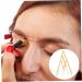 KALLORY 3 Pcs Second Generation Scale Metal Dies Printable Eyebrow Stencils Eyebrow Drawing Tool Make up 25x5x0.6cmx3pcs Goldenx3pcs - Buy Online on GoSupps.com