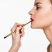 Retractable Dual End Lip Makeup Brush | Portable Lipstick & Concealer Brushes - Gold - Buy Online on GoSupps.com