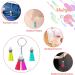 Cridoz 400pcs Tassel Keychain Set for DIY Crafts - Includes Key Chains, Tassels, Rings, Jump Rings, and Eye Pins - Perfect for Acrylic and Resin Keychain Blanks - Buy Online on GoSupps.com